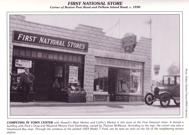 First National Store (courtesy of the Wayland Historical Society)